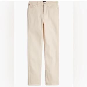 j. crew factory classic vintage ecru jean all-day stretch bx526 cream size 27